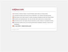Tablet Screenshot of caljisa.com